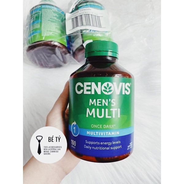 Viên uống Bổ sung vitamin tổng hợp dành cho Nam. Cenovis Men’s Multi One Daily