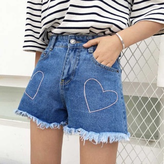 Quần shorts jean Hàn Quốc