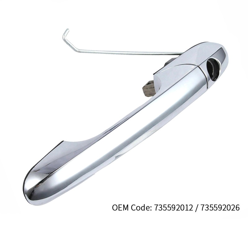 Phụ Kiện Chuyên Dụng Dành Cho EDB * EDB 735592012 735485872 Tay Nắm Cửa Bên Ngoài Xe Hơi Fiat500 Bằng Chrome