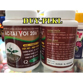 phân bón AC-TAI VOI 206 - Lọ 100Gr - Tốt rễ , Mập mầm. Phân bón ra rễ mạnh.