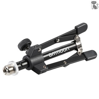 COD☆ ammoon MS-12 Mini Foldable Adjustable Desktop Microphone Stand Tripod with MC5 Mic Clip Holder B