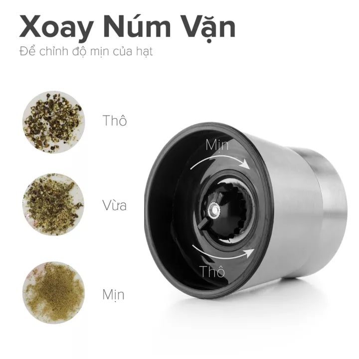 Dụng Cụ Xay Tiêu Thuỷ Tinh Benchusch