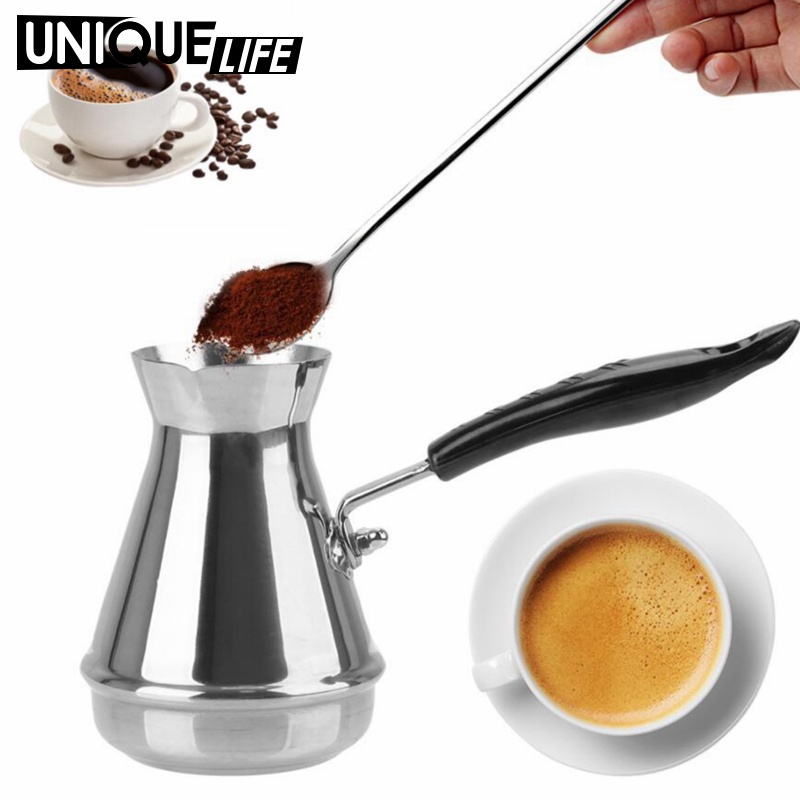 Ấm Đun Sữa / Cà Phê Bằng Thép Không Gỉ Tiện Dụng