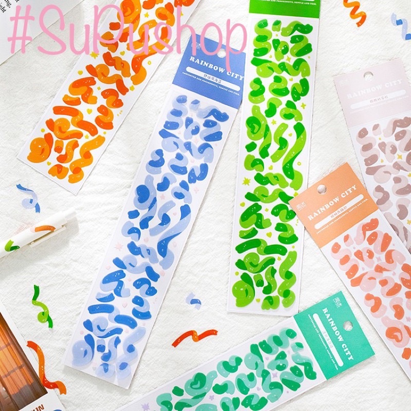 🎊🎉STICKER 2 TẤM RUY BĂNG TRANG TRÍ THỊNH HÀNH🎉🎊