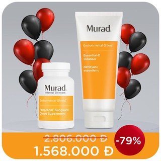 Mua Murad Pomphenol Sunguard Dietary Supplement TẶNG Sữa rửa mặt Murad Essential-C Cleanser