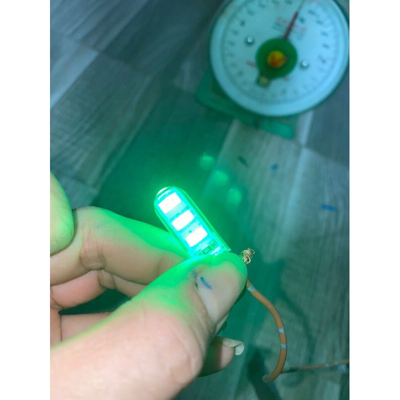 Sản phẩm gia đình làm: combo 10 Bóng cắm 24v xanh lá lét