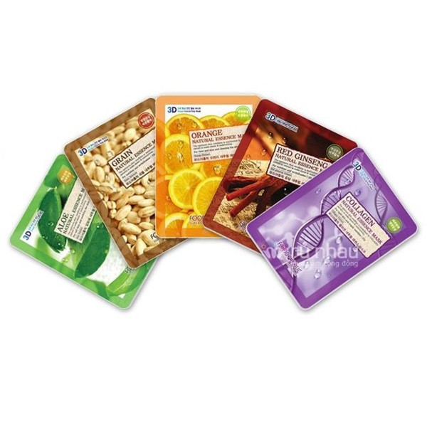 Mặt nạ 💋FREESHIP💋 Mặt nạ 3D natural esences mask dưỡng ẩm 1 miếng | BigBuy360 - bigbuy360.vn