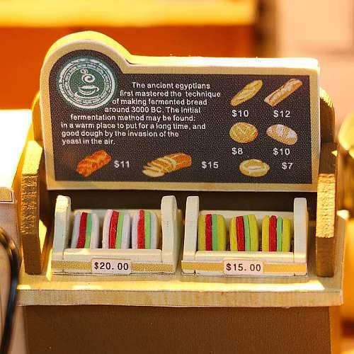 Mô Hình Nhà Gỗ Búp Bê Tí Hon DIY: Tiệm Cafe Coffee Time C006 - Tặng Keo Rán