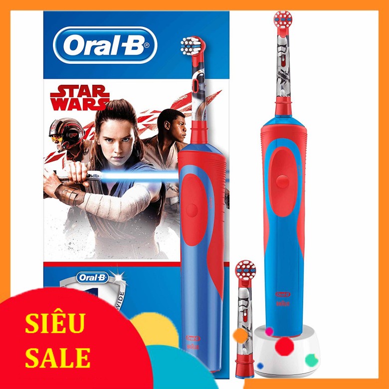 Bàn chải điện Oral B cho bé 🔥FREESHIP🔥 Hàng chính hãng dành cho bé trên 5 tuổi