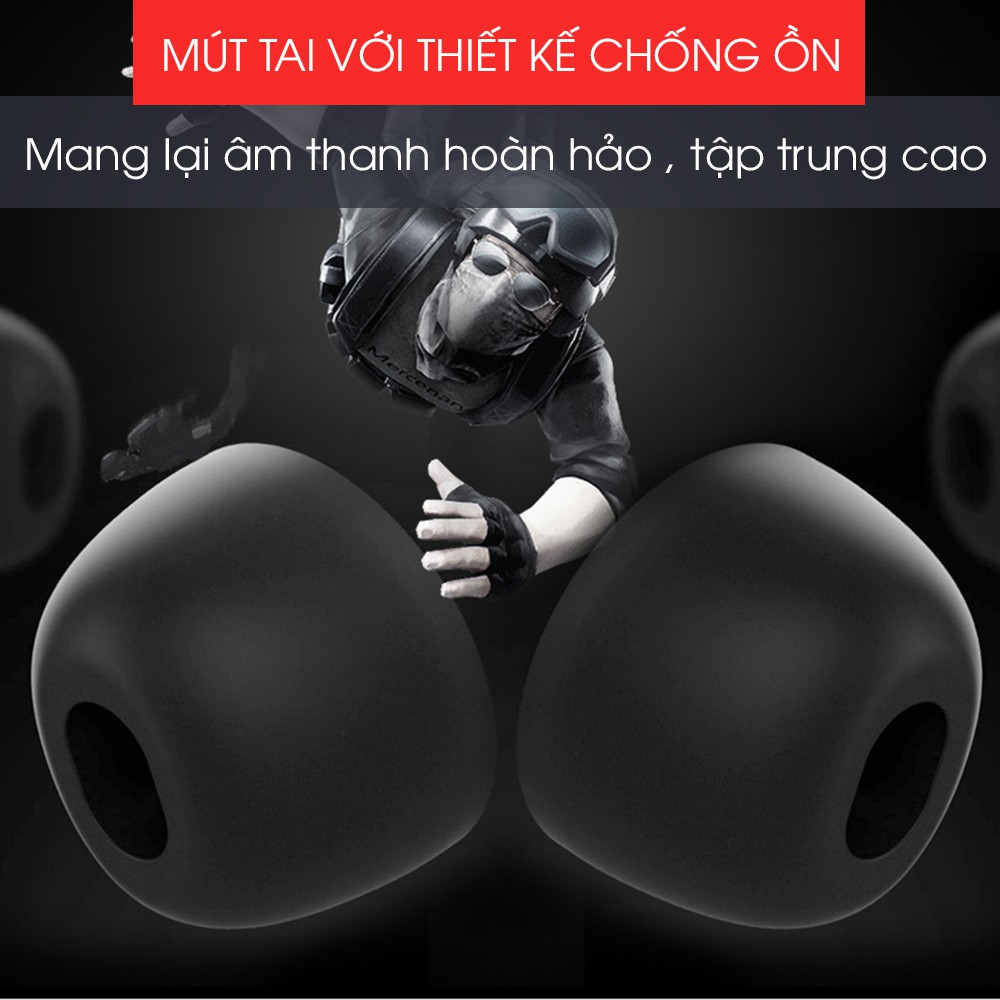 Tai nghe gaming KOSKO G6 nhét tai có mic cho game thủ chơi game điện thoại pc