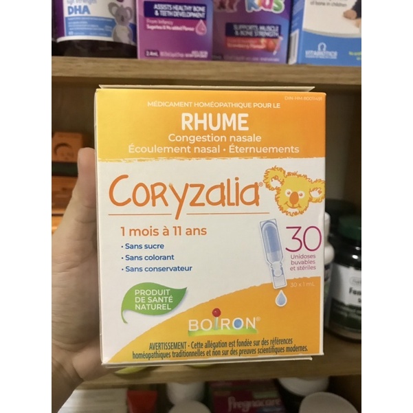 Muối Coryzalia - muối vi lượng đồng căn Coryzalia Boiron Canada