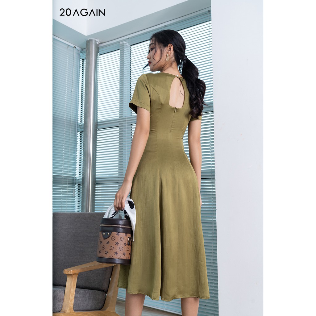 Đầm váy ngắn tay cổ V DEA0863 20AGAIN | BigBuy360 - bigbuy360.vn