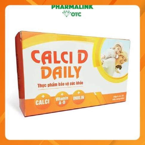 Tăng chiều cao cho bé CALCI D DAILY, Bổ sung Canxi, Vitamin và Chất khoáng - Chính hãng