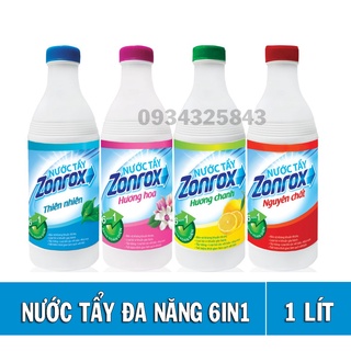 Nước tẩy đa năng Zonrox 6in1 1000ml - tùy chọn hương