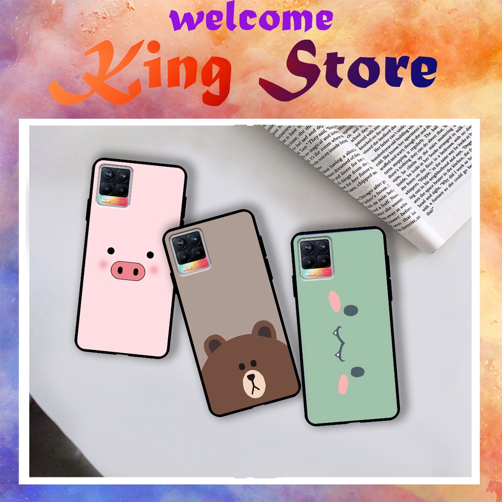 [Sale] Ốp lưng Realme 7/Realme 7i/Realme 7 Pro/Realme 8/Realme 8 Pro/Realme 9i in hình động vật ngộ nghĩnh