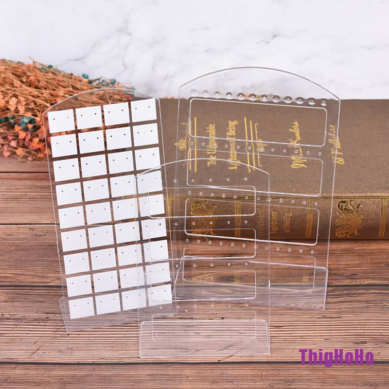 Giá Đỡ Trưng Bày Khuyên Tai 24 / 48 / 72 Lỗ Bằng Nhựa Tiện Dụng
