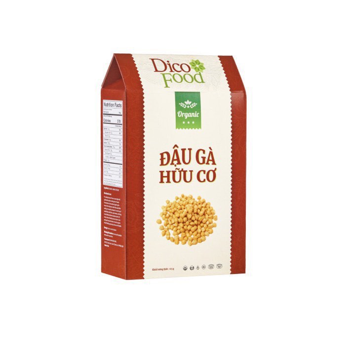 Đậu hạt hữu cơ gói nhỏ 113g Dico Food - Đậu lăng đỏ - đậu gà - đậu hà lan hữu cơ