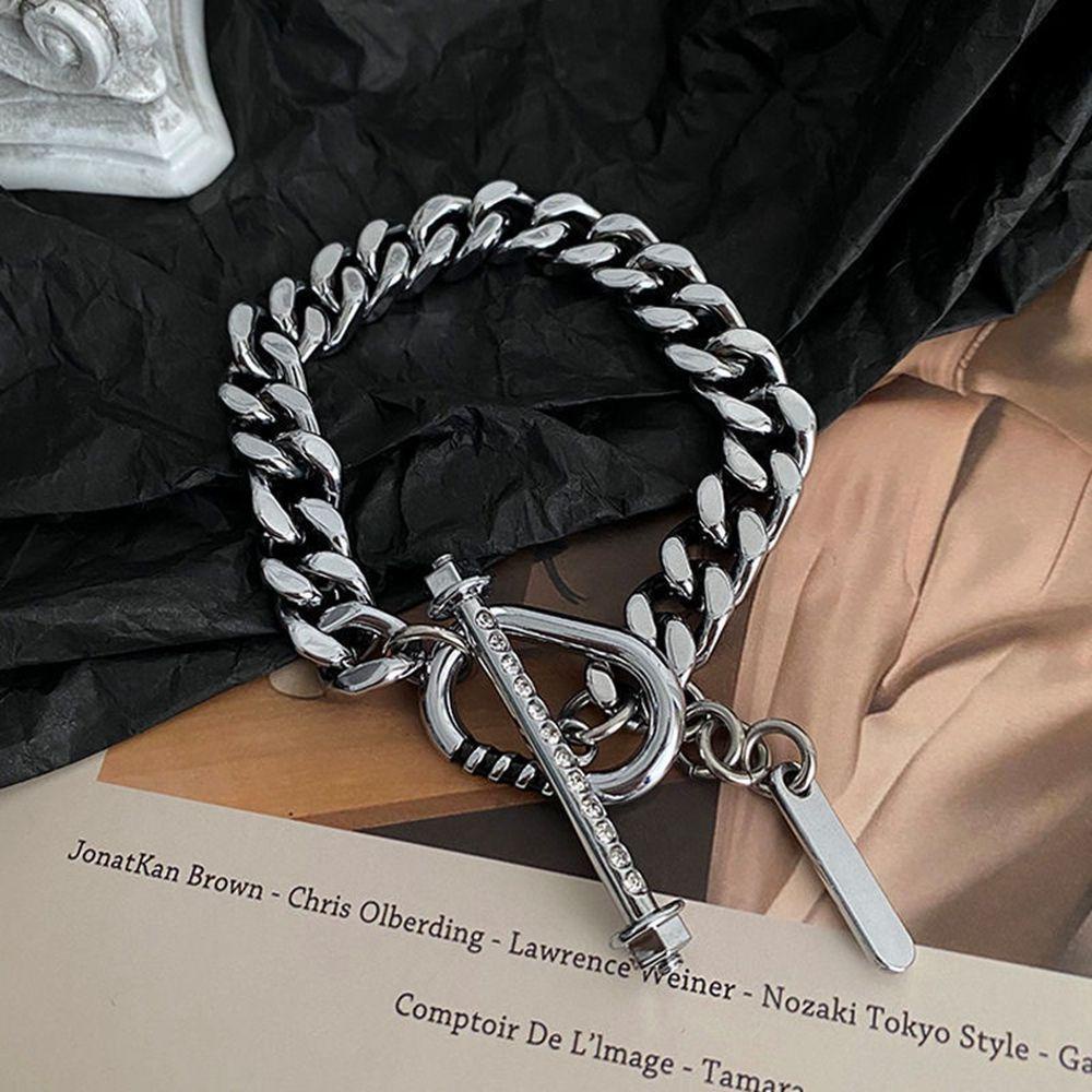 Vòng cổ Mạ Bạc Đơn Giản Cá Tính Cho Nam Nữ