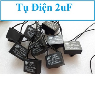 Tụ quạt điều hòa -  Tụ 2uF 450V - Hàng chuẩn đẹp