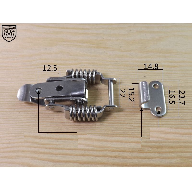 KHÓA GÀI THÙNG HỘP GỖ MẠ NIKENG 067