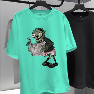 Áo thun Unisex -  Zombie đọc báo