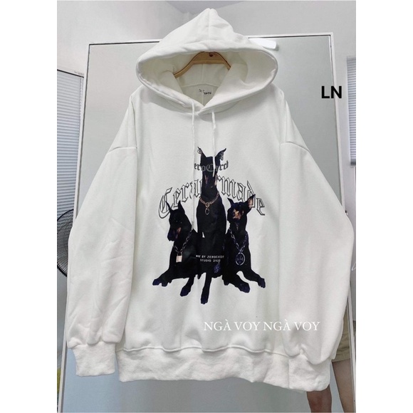 Áo hoodie 3 chó TH6