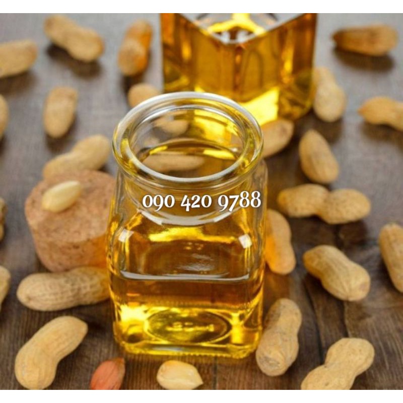 1 LIT DẦU LẠC NGUYÊN CHẤT NHÀ LÀM - 100% ép từ lạc quê ngon Phú Thọ
