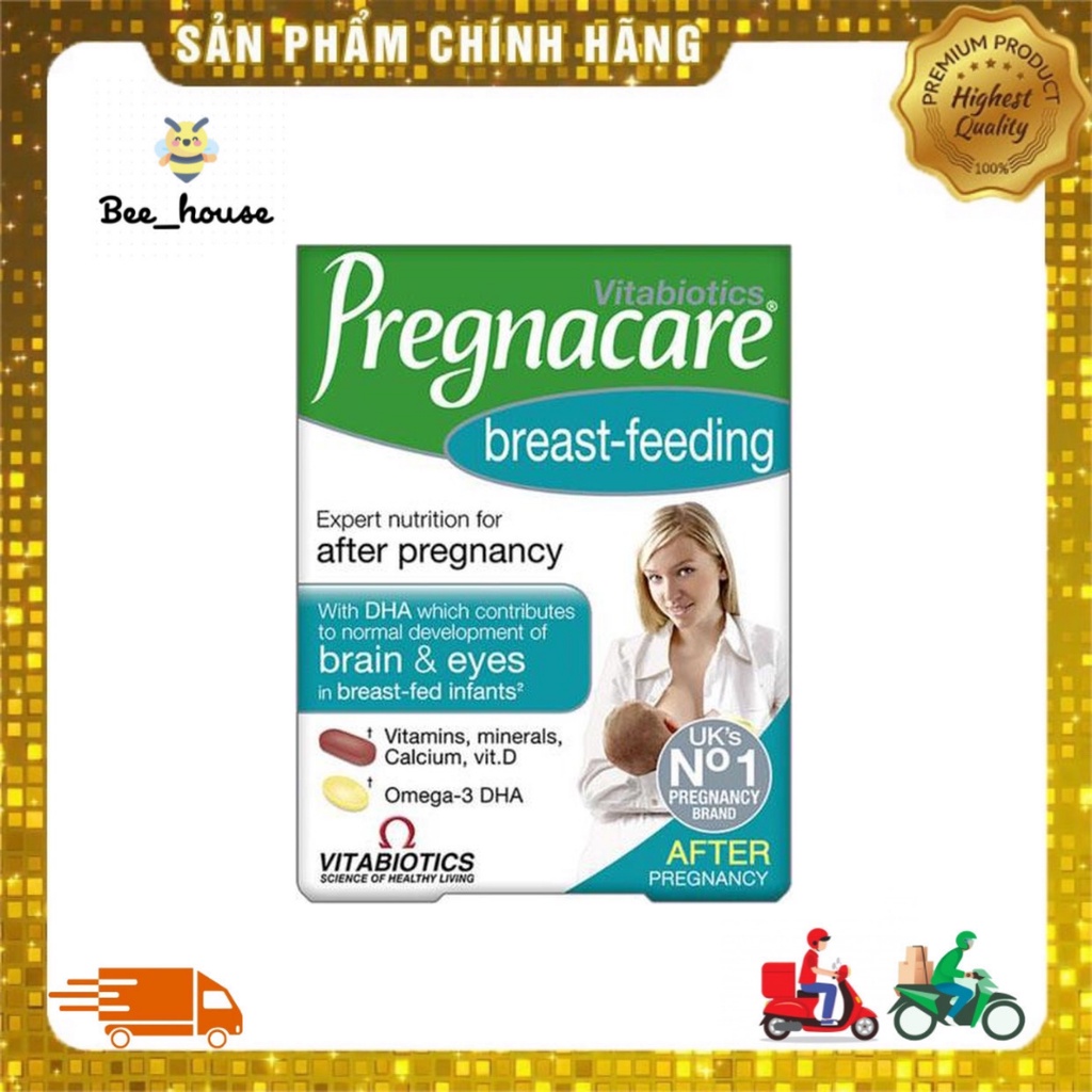 Viên uống tổng hợp cho phụ nữ sau sinh và cho con bú Pregnacare Breast-feeding UK - 𝐁𝐞𝐞_𝐡𝐨𝐮𝐬𝐞