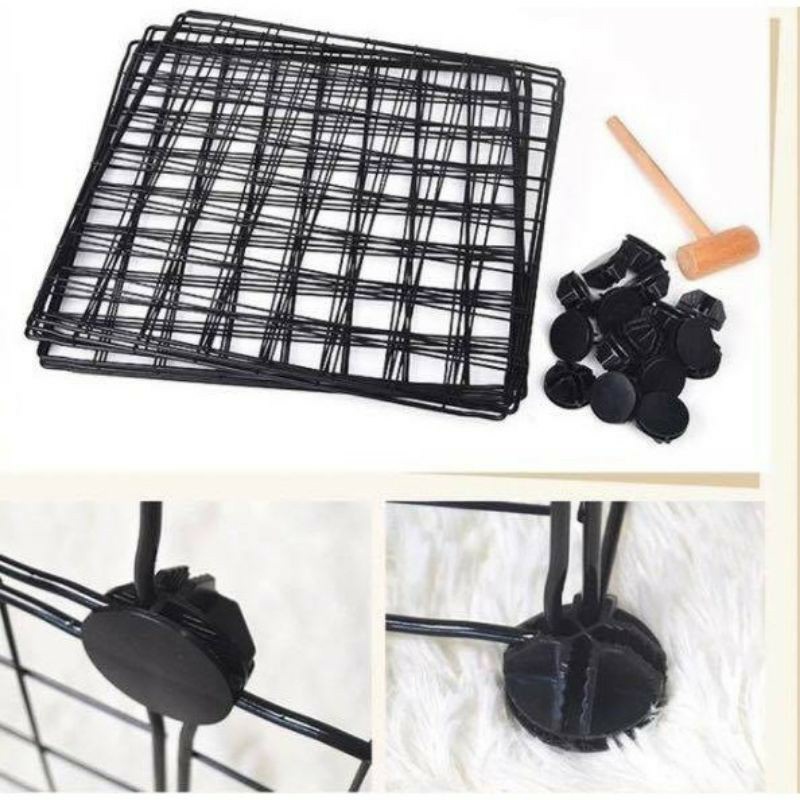 CHUỒNG QUÂY THÚ CƯNG SỬ DỤNG TẤM SẮT SƠN TĨNH ĐIỆN LẮP GHÉP GIÁ RẺ