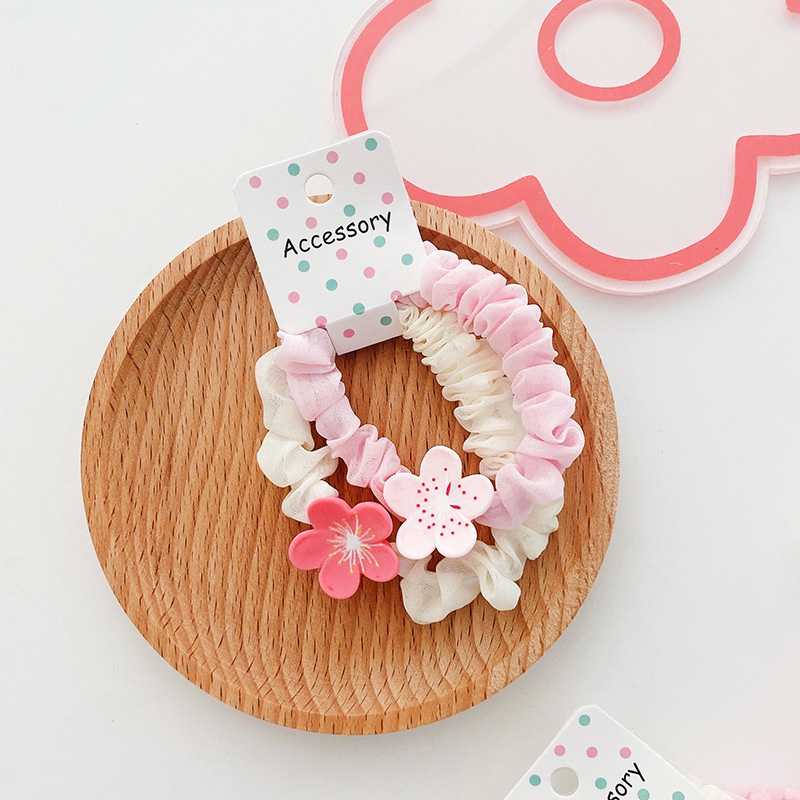 Kẹp Tóc Hoa Hồng Co Dãn Dễ Thương Cho Bé Gái