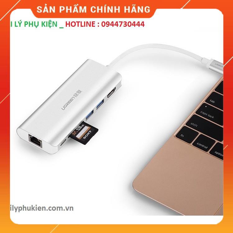 Hub USB type C chuyển đổi đa năng 5 trong 1 Ugreen 40873 dailyphukien Hàng có sẵn giá rẻ nhất