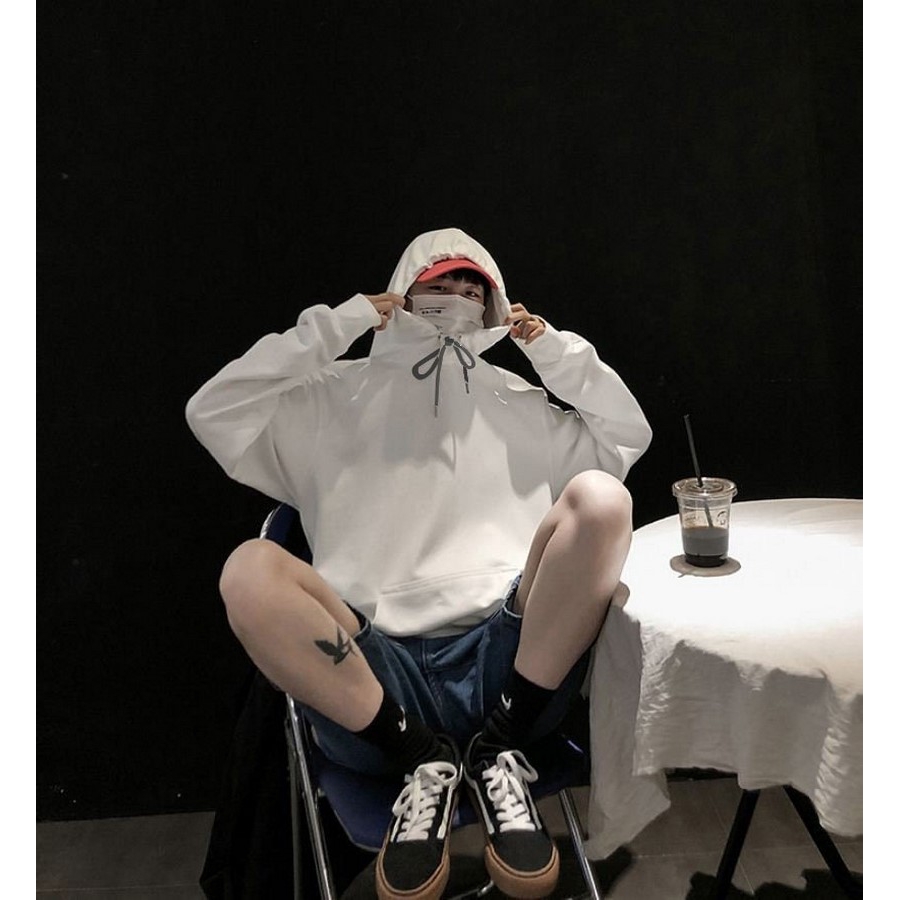 [Mã FASHIONMALLT4 giảm 15% tối đa 30K đơn 150k] Áo hoodie trơn MĐ A857 đen | BigBuy360 - bigbuy360.vn