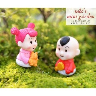 Tiểu cảnh mini_Cặp đôi tiên đồng ngọc nữ_CD540