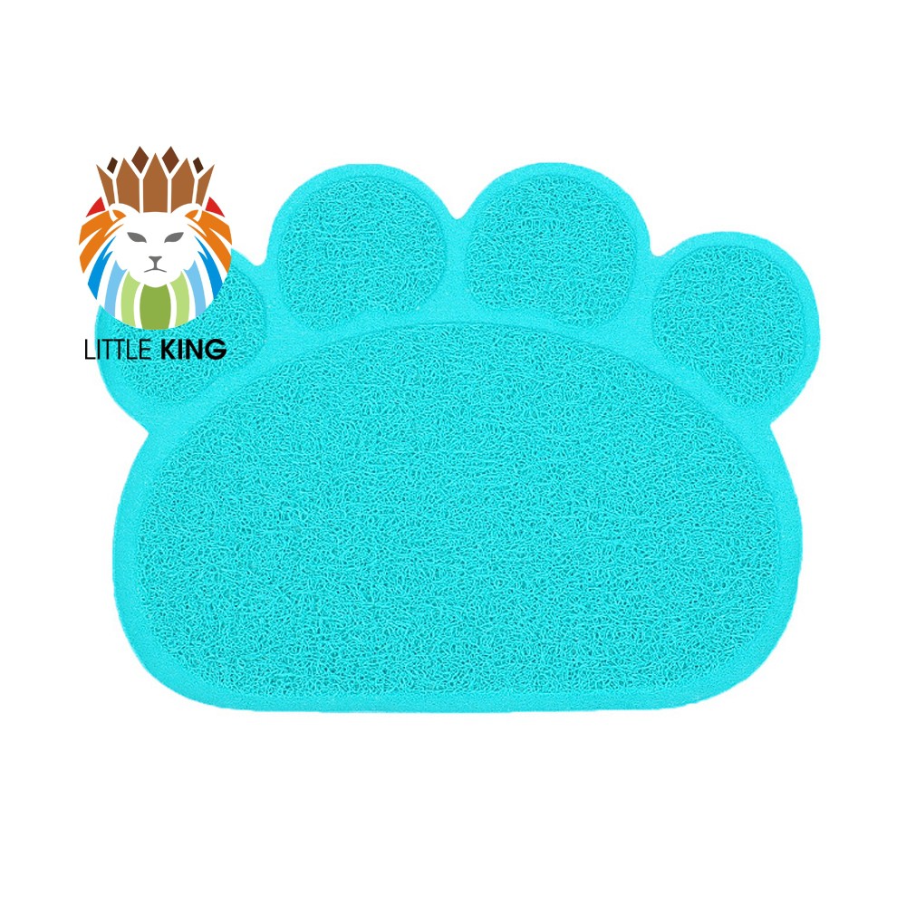 Thảm nhựa lót khay cát vệ sinh cho mèo chống bắt cát ra nhà, thảm lót sàn nhà Little King pet shop