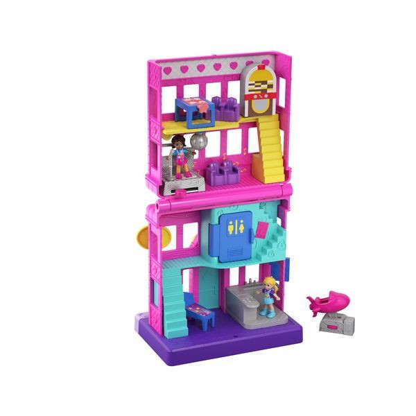 Đồ Chơi Polly Pocket Bộ phòng ăn sắc màu GGC30/GGC29