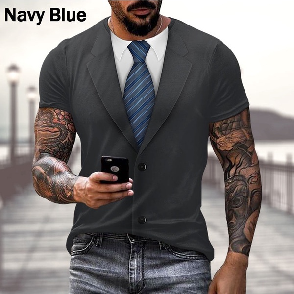 Áo Thun Ngắn Tay In Hình 3D Thời Trang Dành Cho Nam