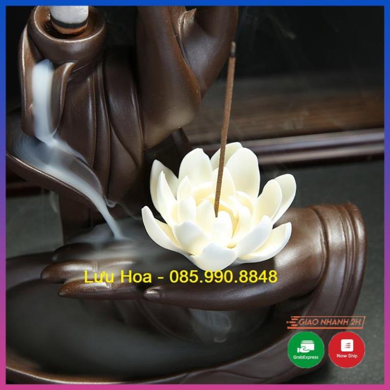 Giao Nhanh Trầm hương khói ngược Bàn Tay Phật 1, Thác khói trầm hương cao cấp, tiểu cảnh - Nhà cửa thơm tho, sạch sẽ