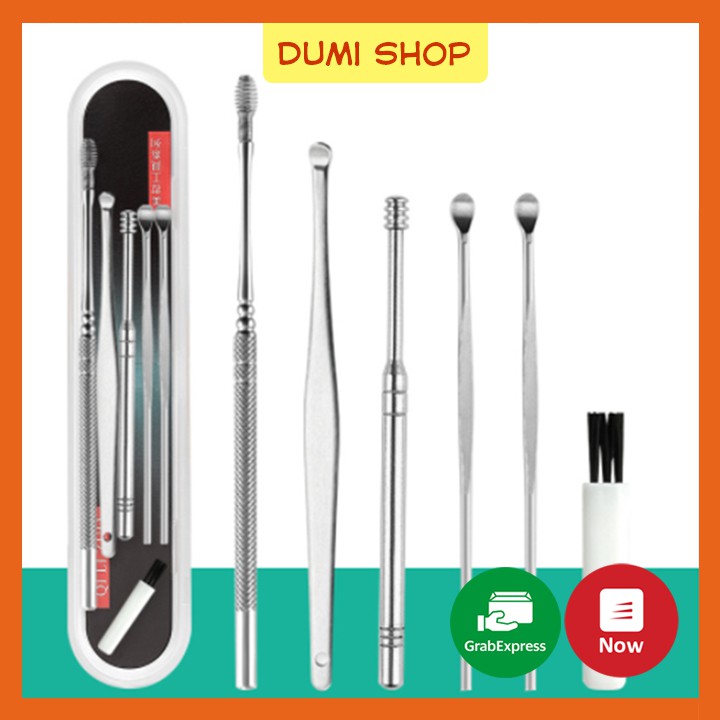 Bộ Dụng Cụ Ráy Tai 6 Món Chất Liệu An Toàn Dễ Mang Theo – Dumi Shop