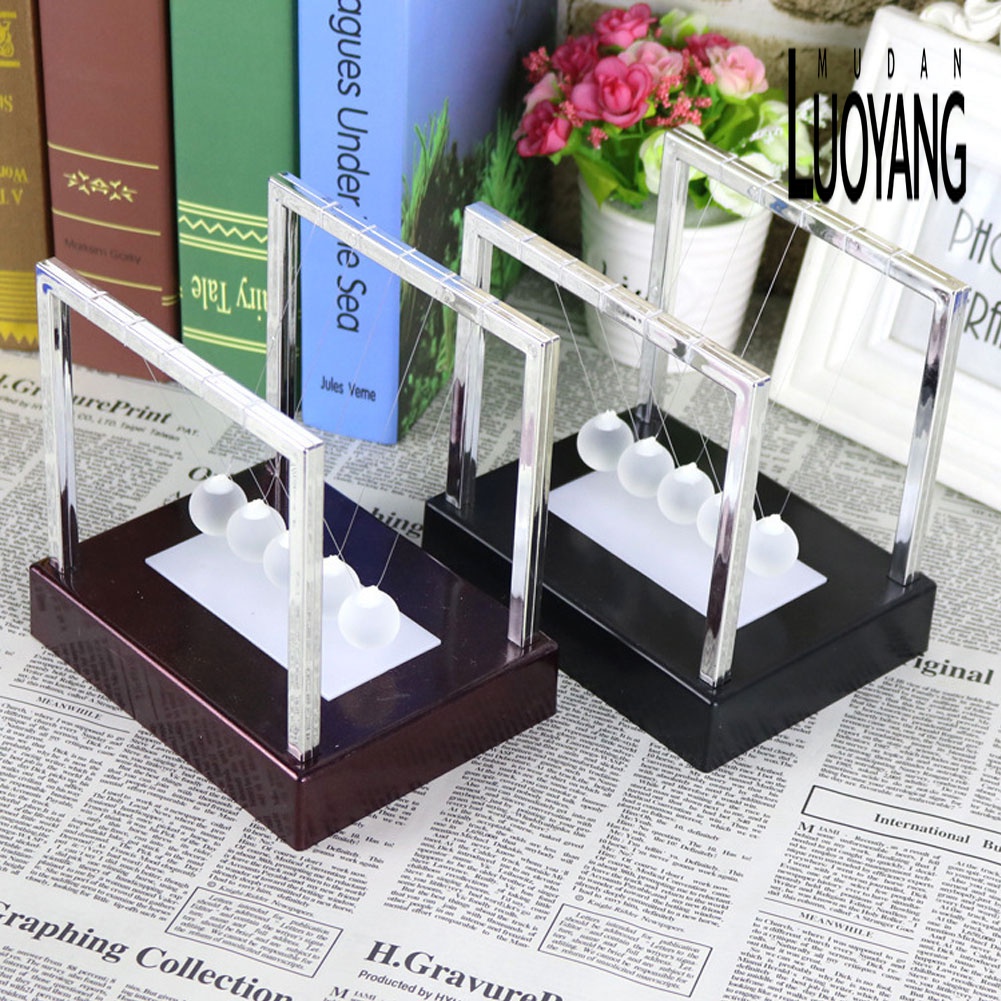 Con Lắc Newton Cân Bằng Có Đèn LED Phát Sáng Dùng Để Trang Trí