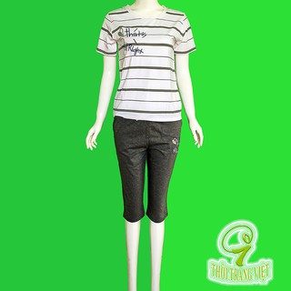 Đồ Bộ Mặc Nhà - Chất Thun Cotton co giãn tốt - Mịn Màng