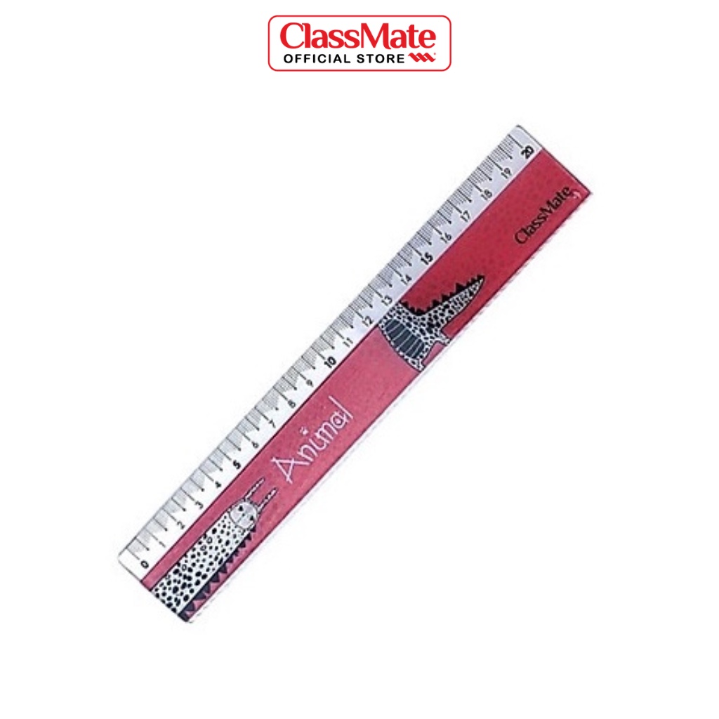 Thước Kẻ Thẳng Hải Hà CLASSMATE 20cm Hình Con Vật Dễ Thương Nhiều Màu RL04-AN