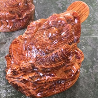 Cóc Ngậm Tiền Gỗ Huyết Long Thấu Quang