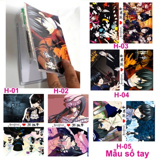 Sổ tay anime Kuroshitsuji- Hắc quản gia (tặng kèm cây bút viết)