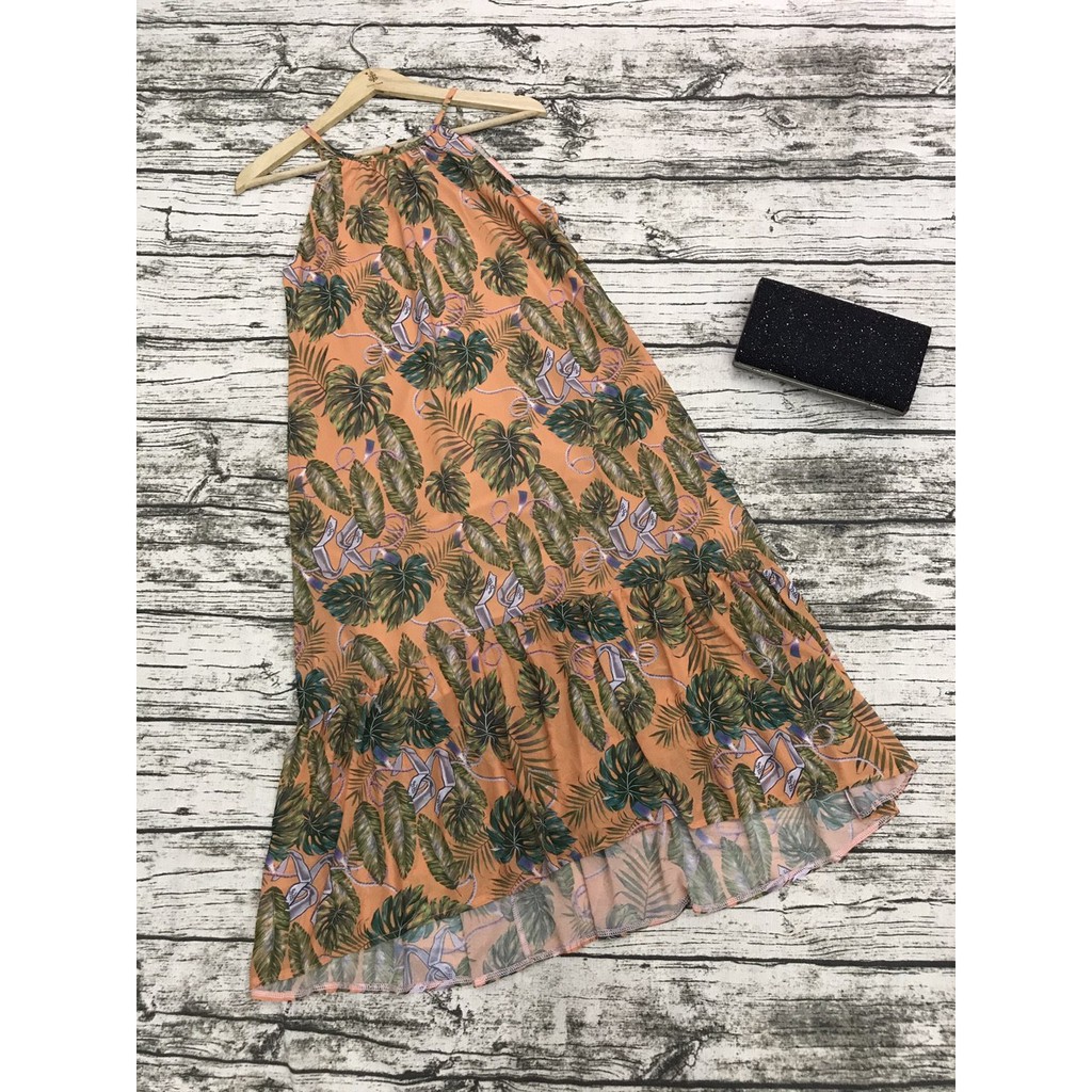 ĐẦM SUÔNG ĐẦM DÁNG SUÔNG | ĐẦM CỔ YẾM XINH TƯƠI NGÀY THU | BigBuy360 - bigbuy360.vn