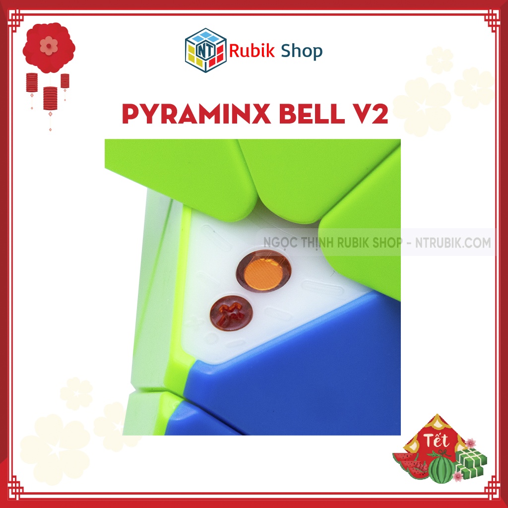 [Siêu Phẩm] Rubik QiYi Pyraminx X-man Bell V1/ V2 Stickerless