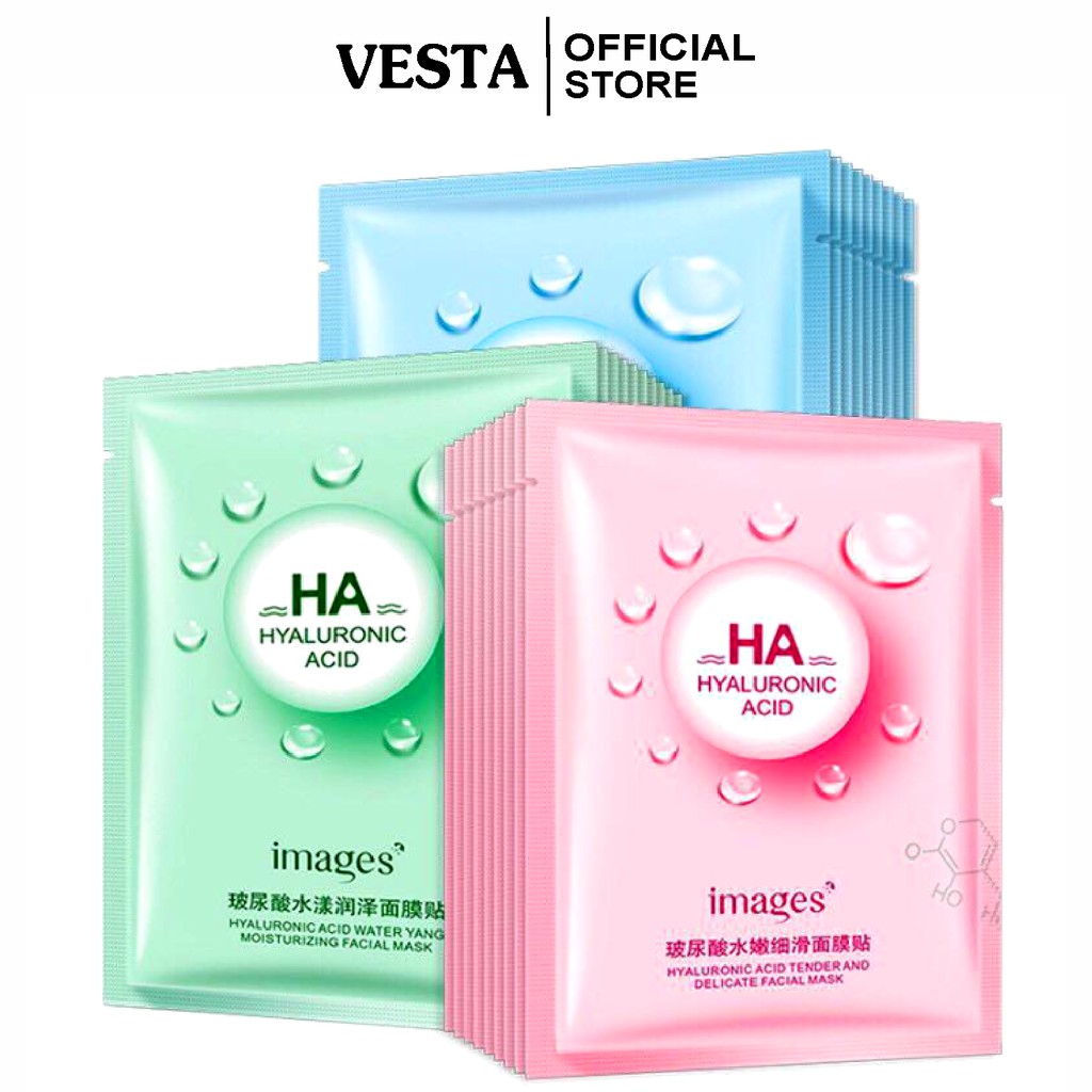 [Mã COS2405 giảm 8% đơn 300K] Mặt Nạ 💖𝑭𝒓𝒆𝒆𝒔𝒉𝒊𝒑💖 Mask HA - Mặt Nạ Giấy Cấp Ẩm Dưỡng Trắng Images