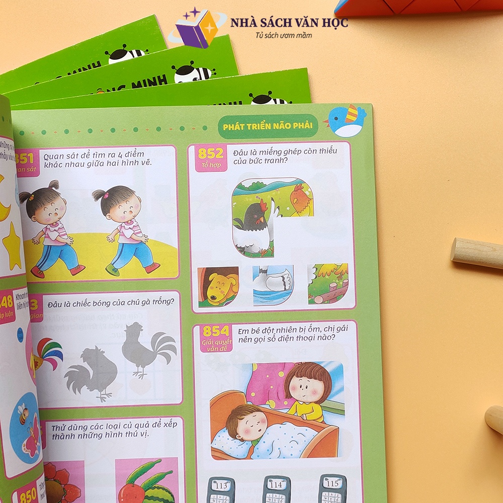 Sách - 1088 Câu Đố Phát Triển Trí Tuệ 4 - 5 Tuổi