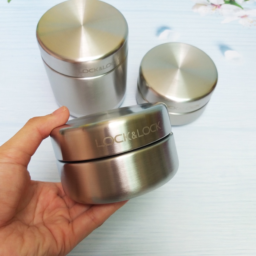 Bộ hộp cơm giữ nhiệt Lock&amp;Lock thép không gỉ LHC8015