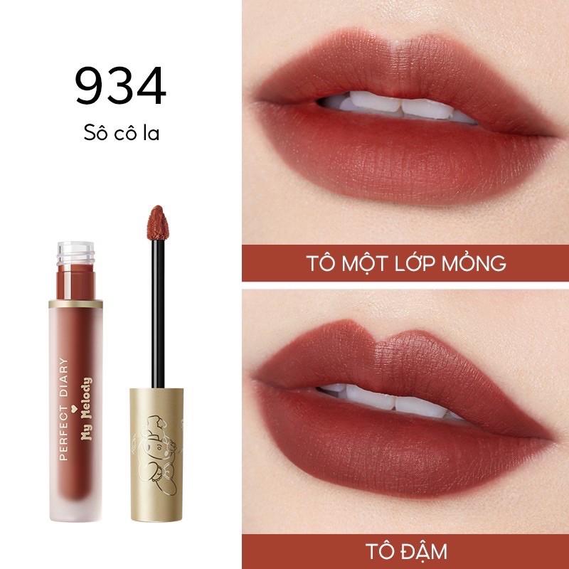 Son Perfect Diary Magicstay Dreammatte Liquid Lipstick My Melody