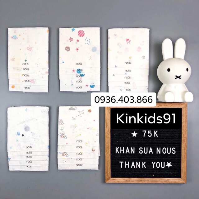 NOUS - Khăn sữa Nous dành cho bé